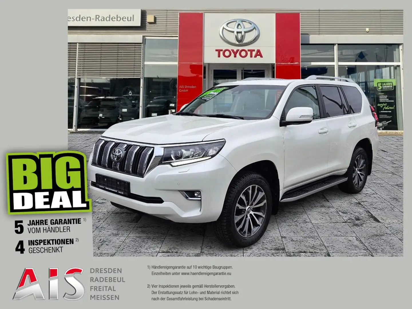 Toyota Land Cruiser 2.8 D4-D TEC-Edition LED*Leder*Navi* Alb - 1