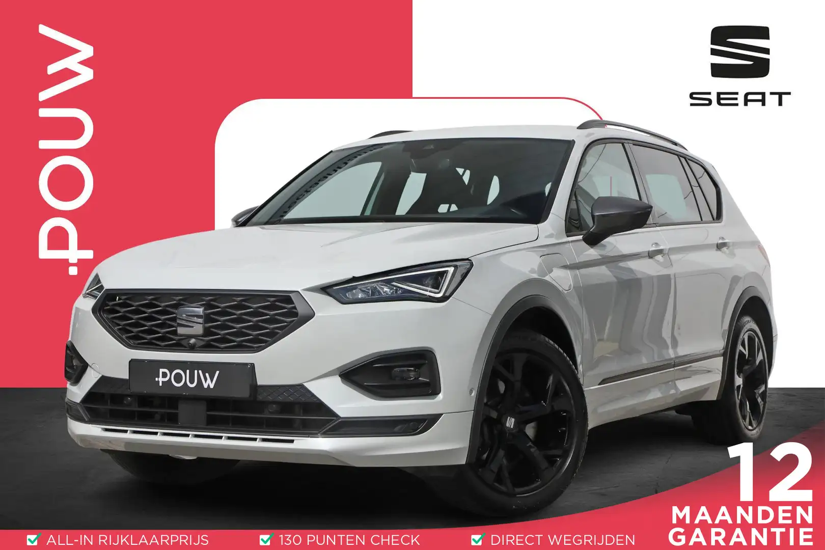 SEAT Tarraco 1.4 TSI 245pk e-Hybrid PHEV FR | SoH 94% | Trekhaa Blanc - 1