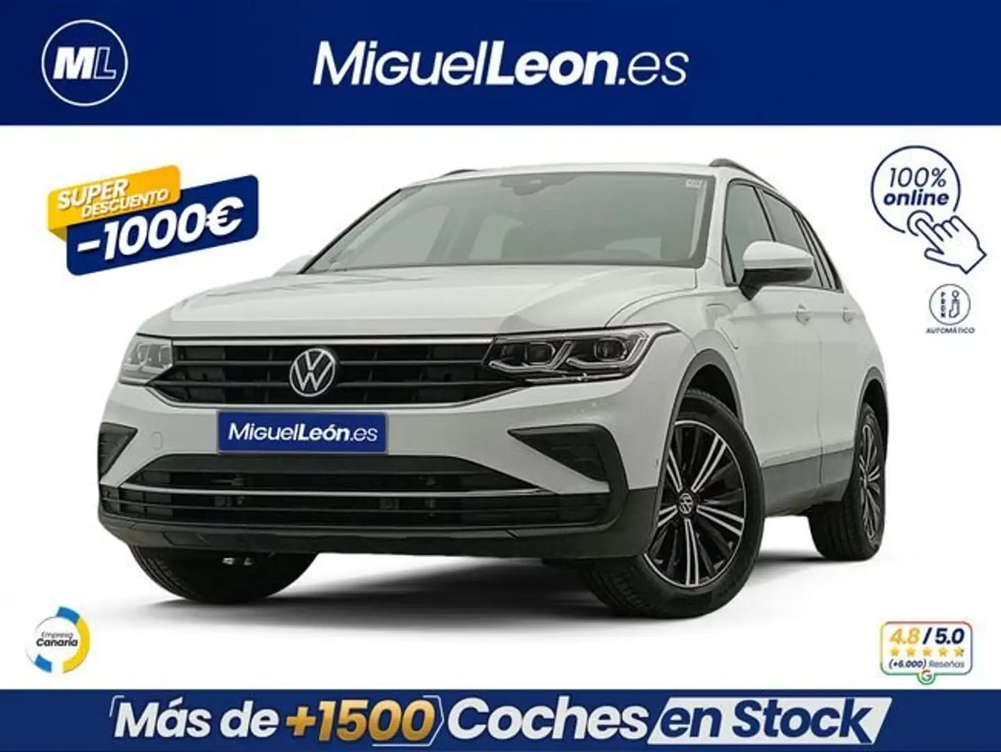 Volkswagen Tiguan 1.4 eHibrid Life 180kW Blanco - 1