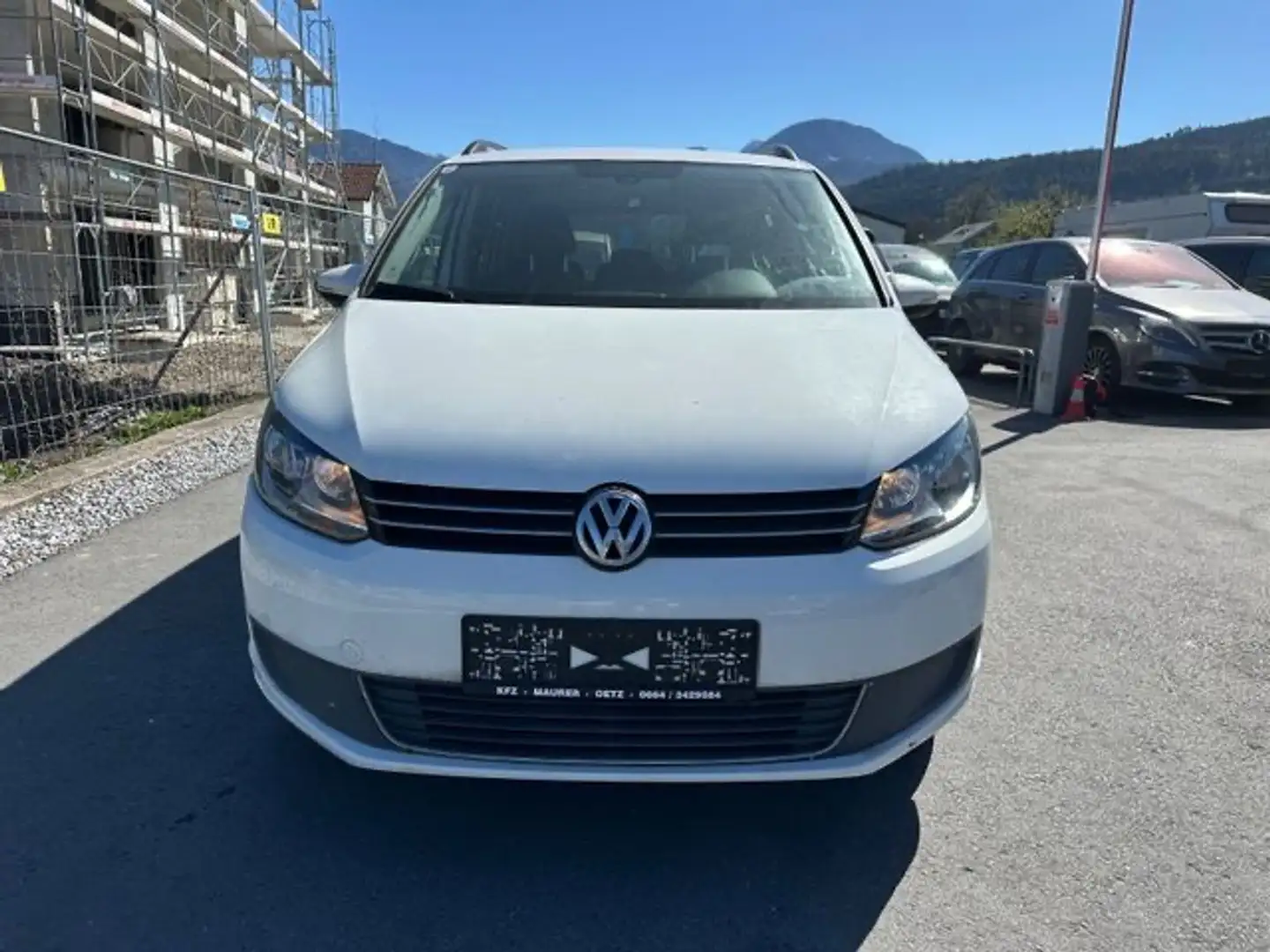 Volkswagen Touran 1.6 TDI DPF BlueMotion 7 Plätze Euro 5 EXPORT Weiß - 2