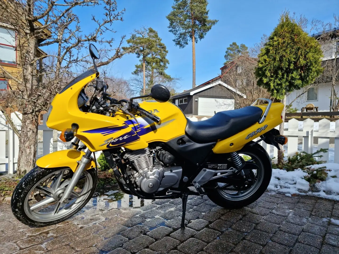 Honda CB 500 žuta - 1