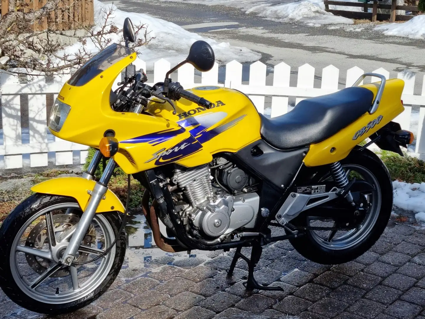 Honda CB 500 Galben - 2