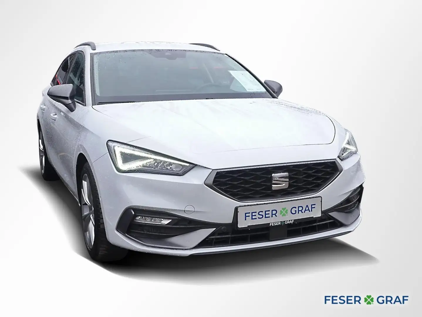SEAT Leon Sportstourer 1.5 eTSI FR DSG Navi RüKa Blanc - 2