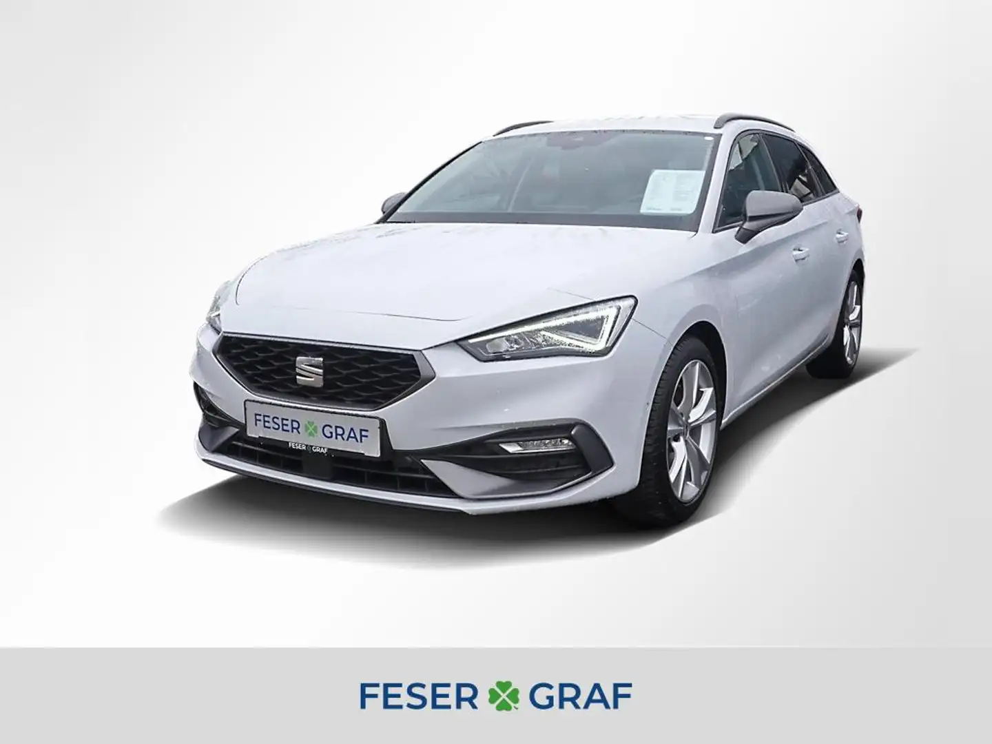 SEAT Leon Sportstourer 1.5 eTSI FR DSG Navi RüKa Blanc - 1