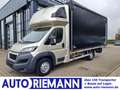 Peugeot Boxer Pritsche L4 Schiebe Plane Schlafkab Luftfede Silber - thumbnail 1