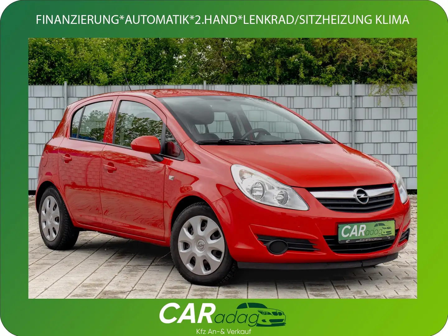 Opel Corsa D Edition*AUT*2HAND*LENKRAD/SITZHEIZUNG*KLIMA* Rot - 1
