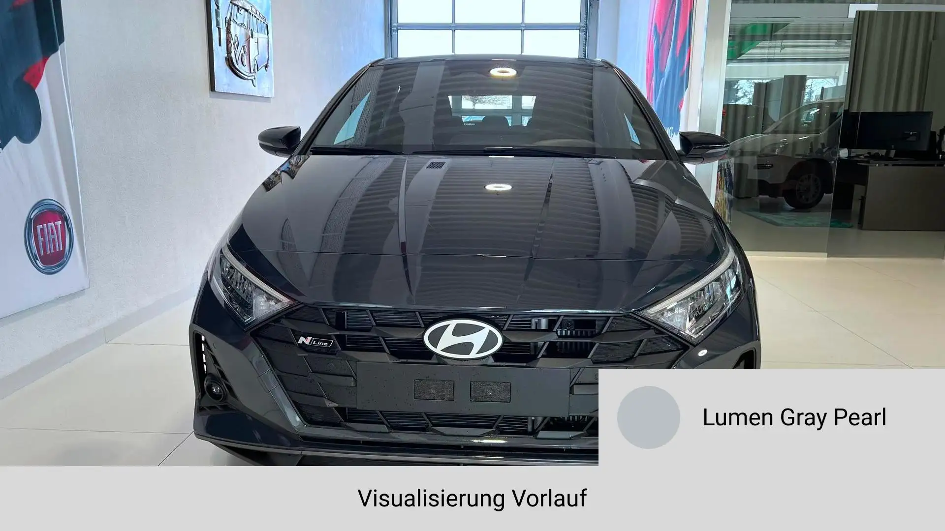 Hyundai i20 N Line 1.0 T-GDI DCT 73 kW (100 PS) Lenkradheiz... Grau - 2