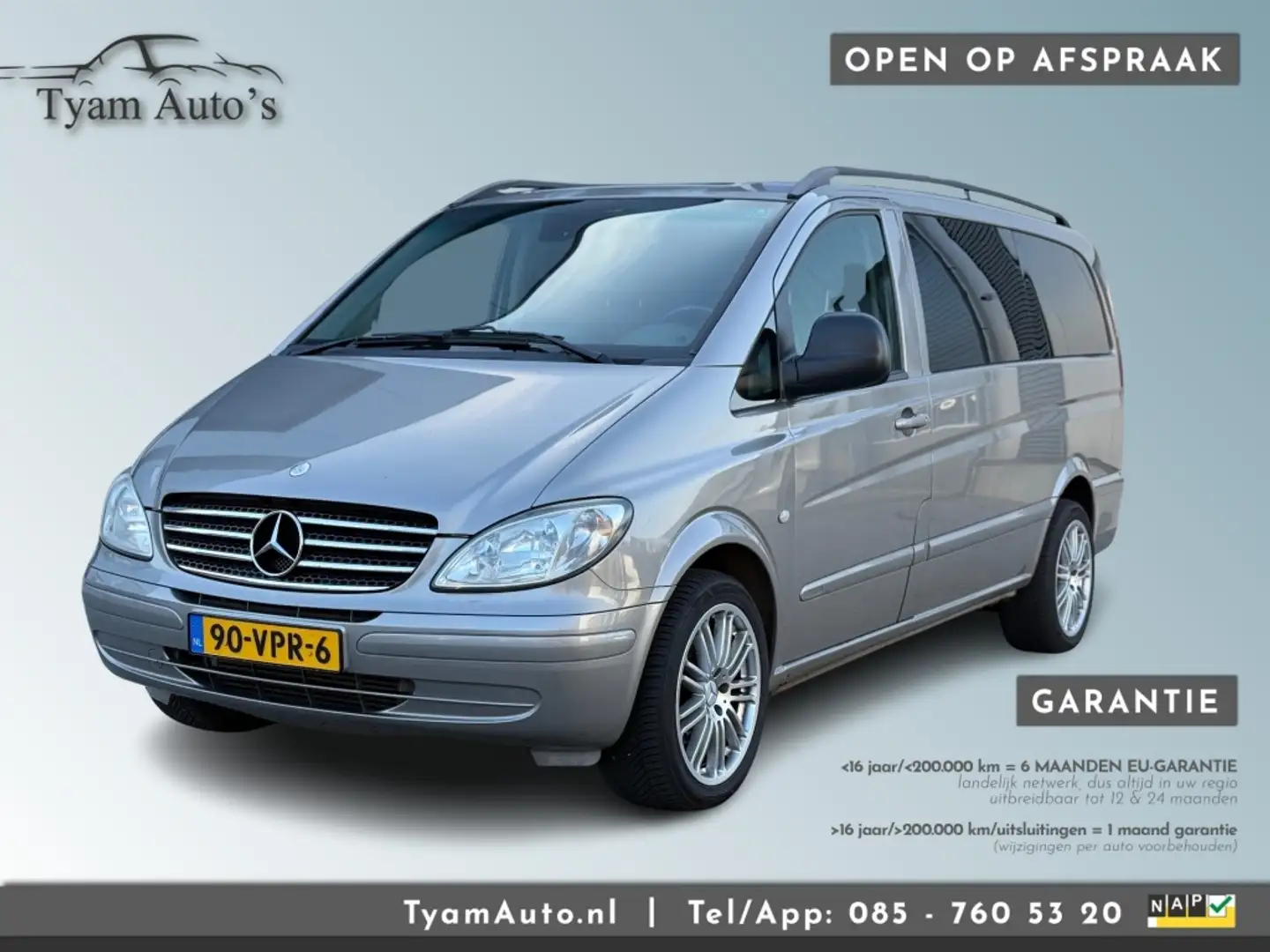 Mercedes-Benz Vito 120 CDI 320 LANG L2 DC LUXE 3.0 V6 / AUTOMAAT DUBB Grau - 1