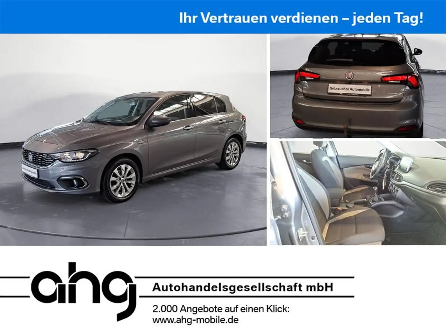 Fiat Tipo 1.4 T-Jet AHK SITZHEIZUNG Grau - 1