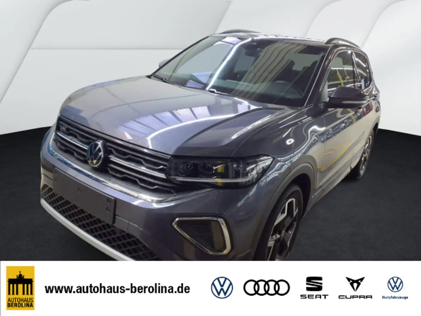 Volkswagen T-Cross 1.5 TSI R-Line DSG *AHK*ACC*R-CAM*SHZ* Grau - 1