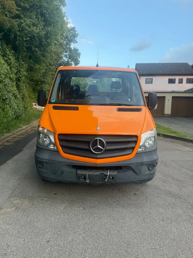 Mercedes-Benz Sprinter II Pritsche 313 CDI 1 HAND LANG 3,40 m Orange - 2