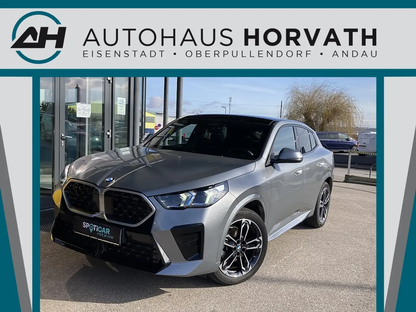 BMW X2 sDrive 18d Aut.M-SPORT!ADAPT-LED,NAVI,KAMERA,19"! Grau - 1