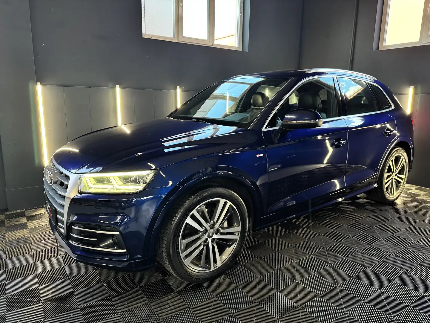Audi Q5 quattro sport S-Line/Nappa/Panorama/Led/ACC/SHZ Blau - 2