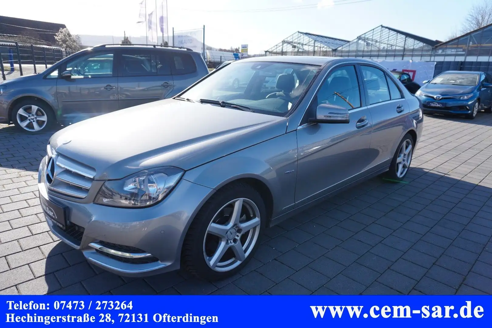 Mercedes-Benz C 250 CDI BlueEfficiency *Navi*Parktronic*AHK*+ Silber - 2
