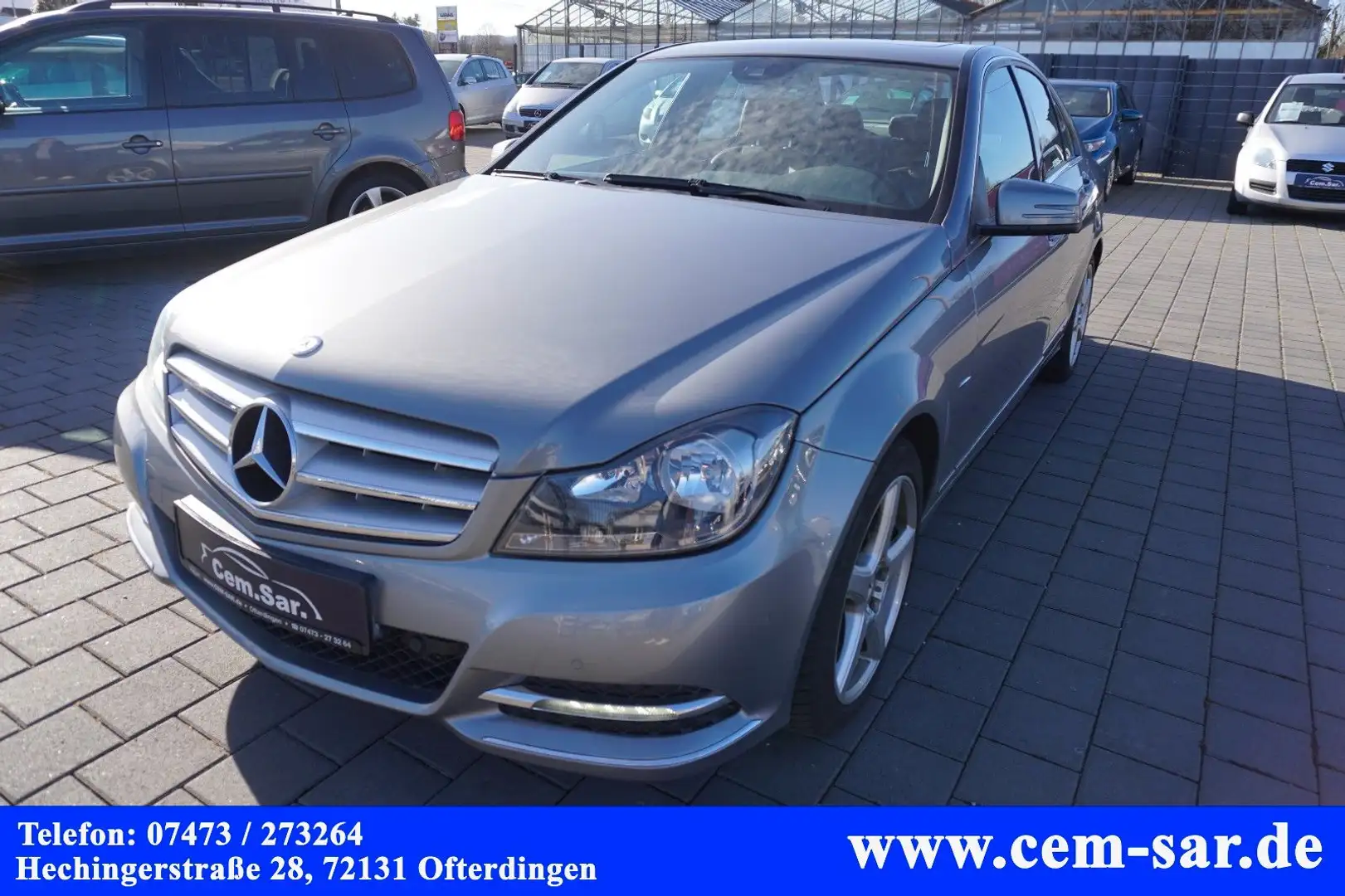 Mercedes-Benz C 250 CDI BlueEfficiency *Navi*Parktronic*AHK*+ Silber - 1