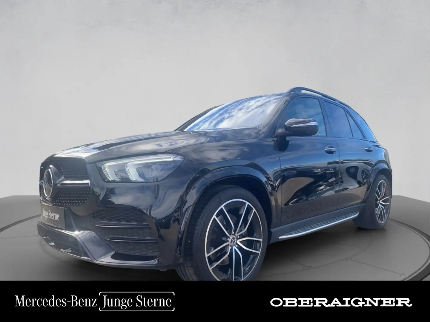 Mercedes-Benz GLE 400 d 4MATIC Stdhzg Klima Burm Shz Ambi eHeck Schwarz - 1