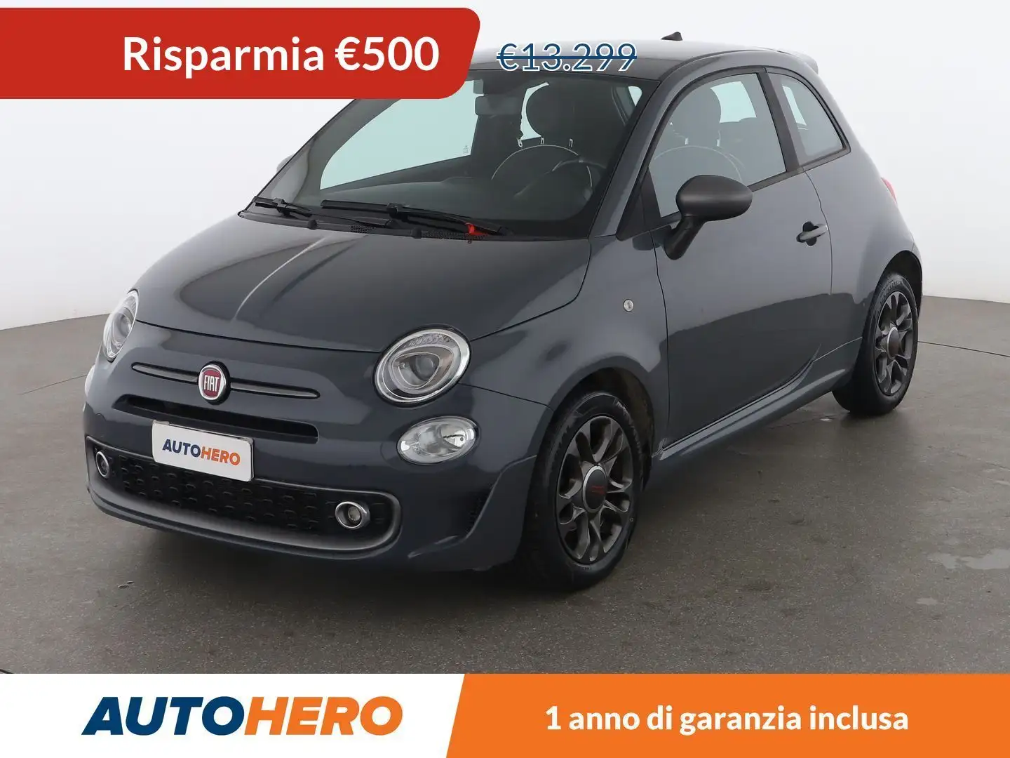 Fiat 500 1.0 Mild-Hybrid Sport MHEV Grigio - 1