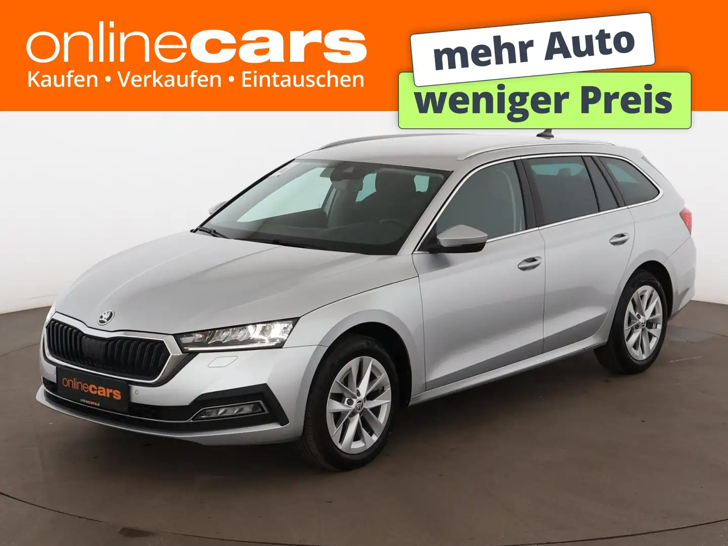 Skoda Octavia Combi 2.0 TDI Style LED STANDHZG HEAD-UP Silber - 1