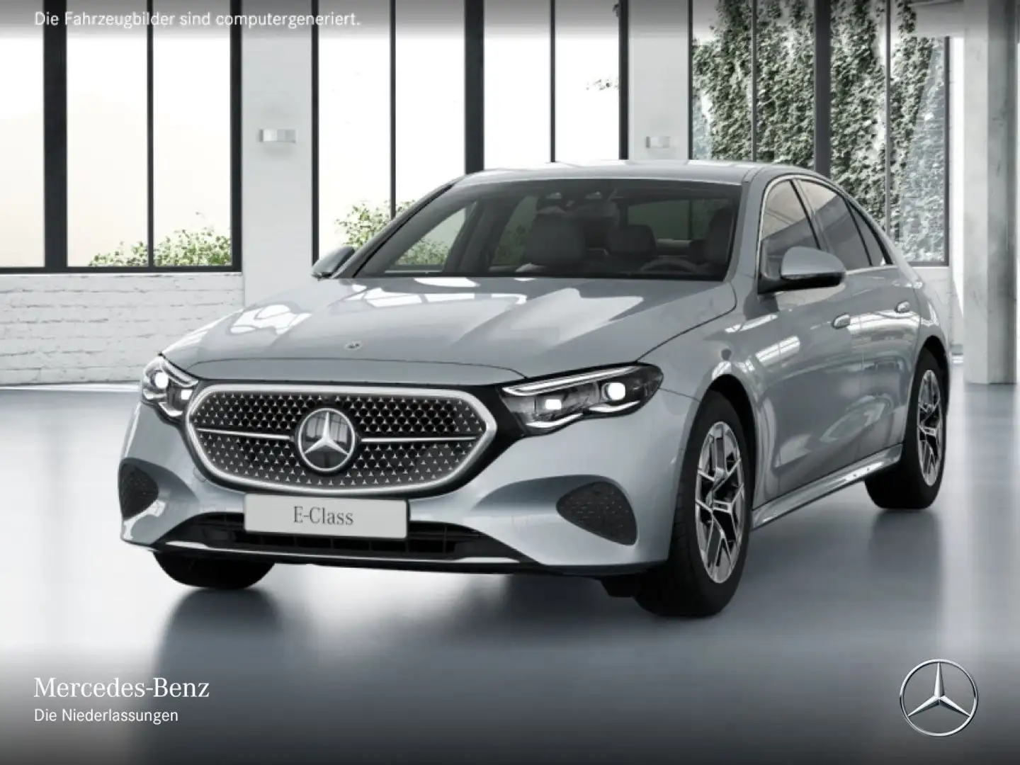 Mercedes-Benz E 200 Avantgarde Fahrass 360° Distr. Spurhalt-Ass Silber - 2