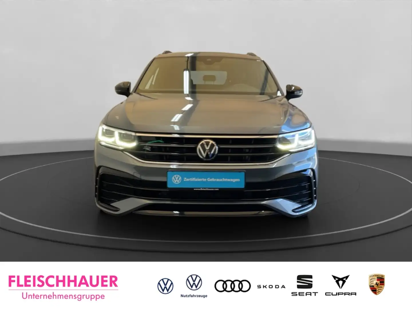 Volkswagen Tiguan Allspace R-Line 2.0 TDI 4Motion Matrix-LED HUD Gris - 2