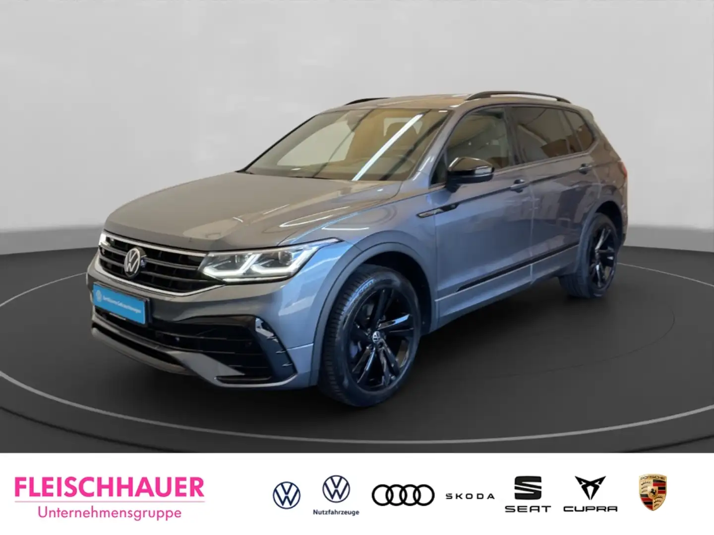 Volkswagen Tiguan Allspace R-Line 2.0 TDI 4Motion Matrix-LED HUD Gris - 1