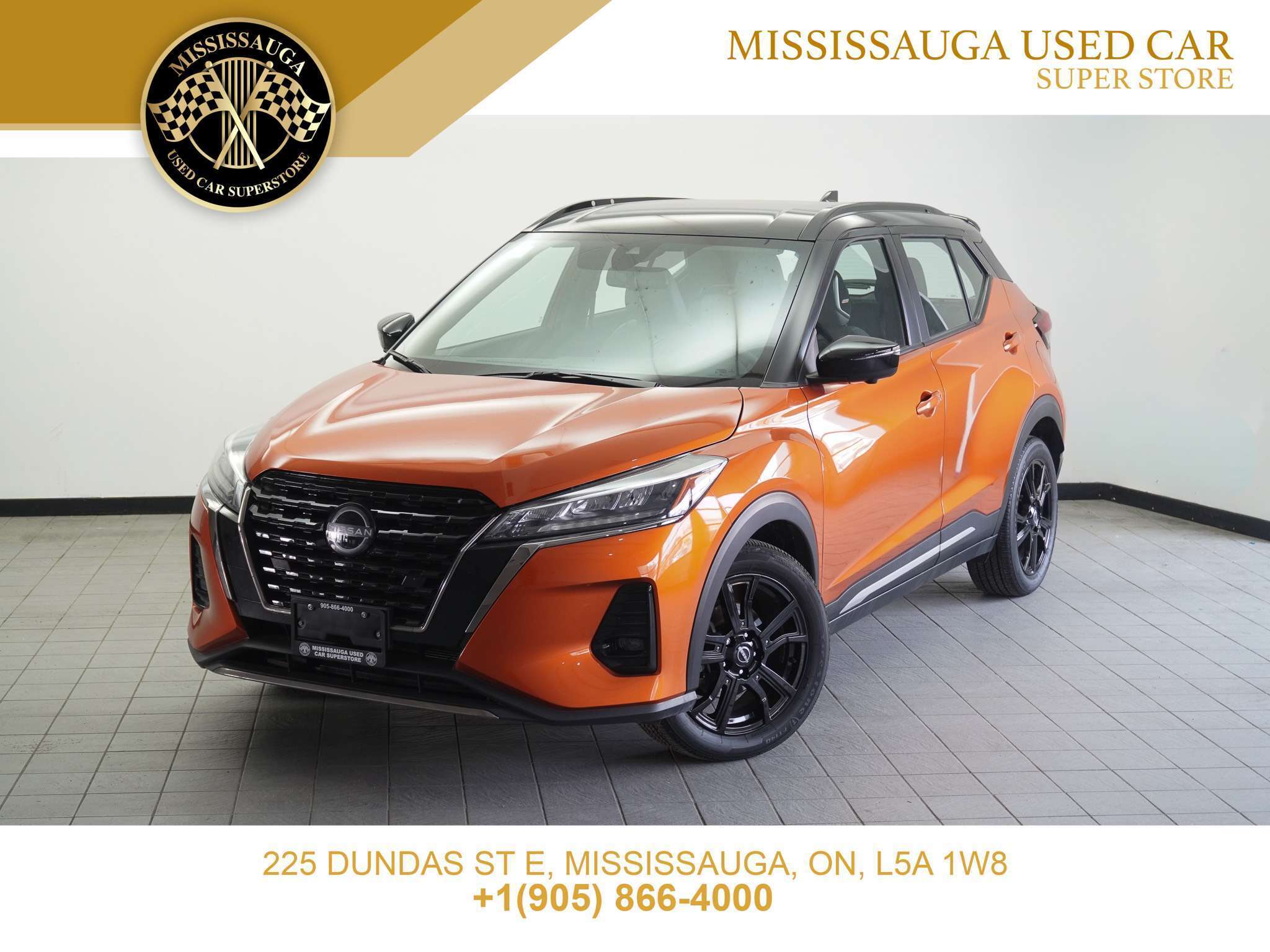 Orange 2023 Nissan Kicks SUV / Crossover Front-Wheel Drive Automatic