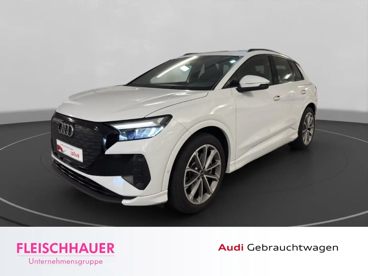 Audi Q4 e-tron e-tron 40 Navi+LED+Pano+20''+Kamera+VC+Wärmepumpe+ Weiß - 1