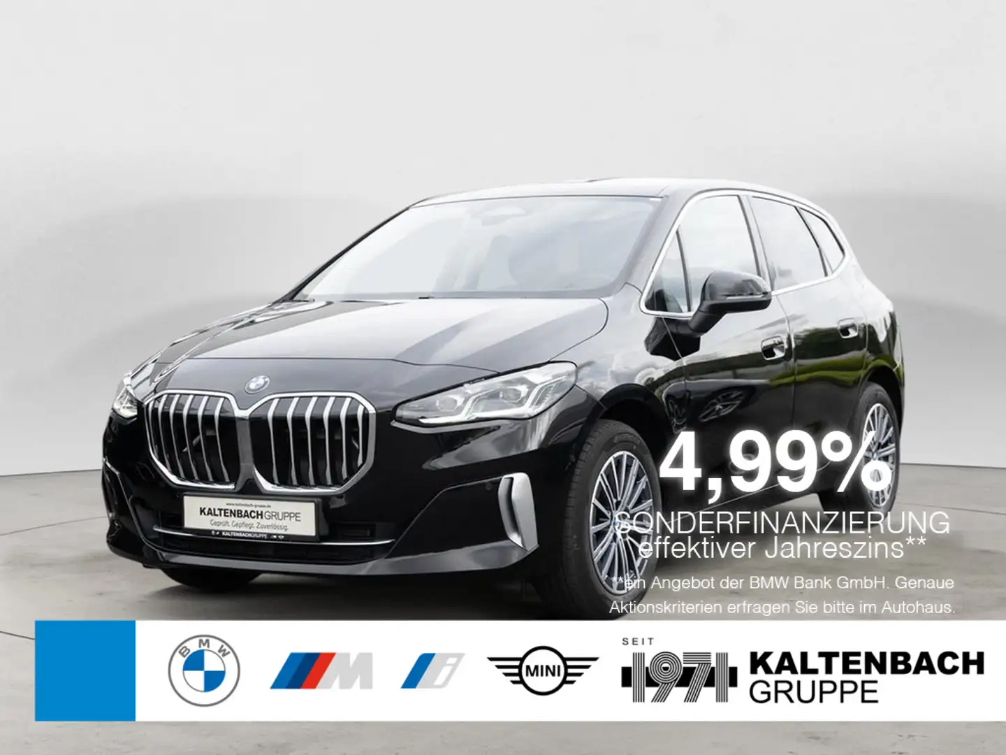 BMW 218 i Active Tourer Luxury Line LED NAVI KLIMA Schwarz - 1