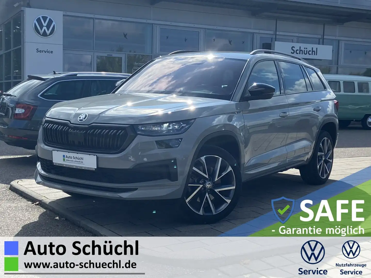 Skoda Kodiaq 2.0 TDI DSG 4x4 Sportline 20"+EL.HECK+NAV Grau - 1