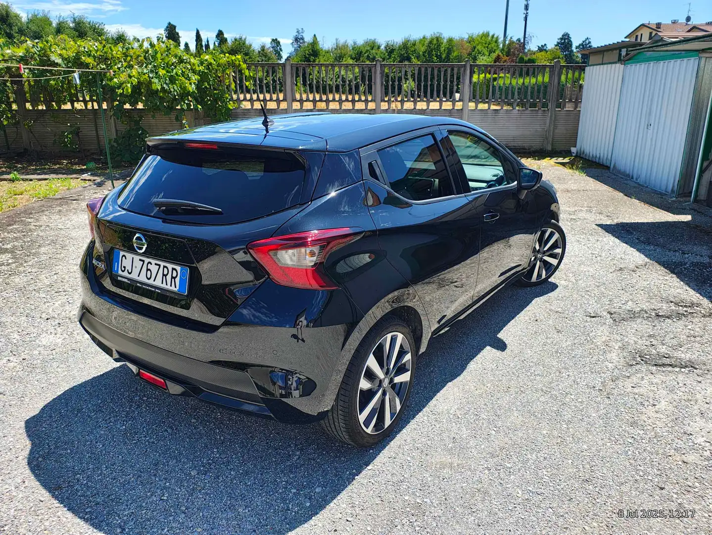 Nissan Micra Micra V 20171.0 ig-t Tekna 92cv xtronic Nero - 2