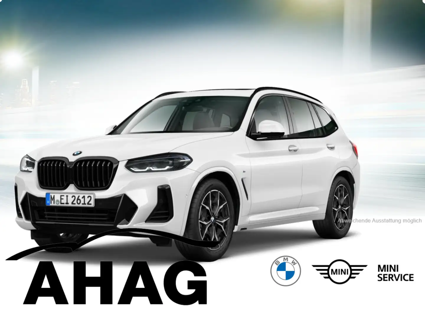 BMW X3 xDrive20d AT M Sportpaket Panorama Klimaaut. Weiß - 2