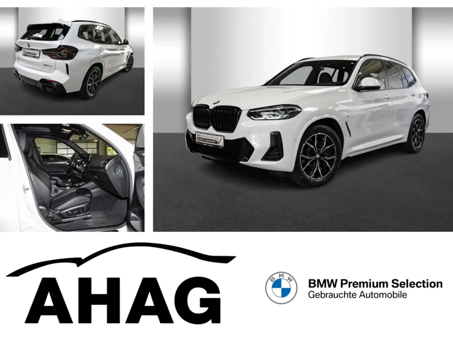 BMW X3 xDrive20d AT M Sportpaket Panorama Klimaaut. Weiß - 1