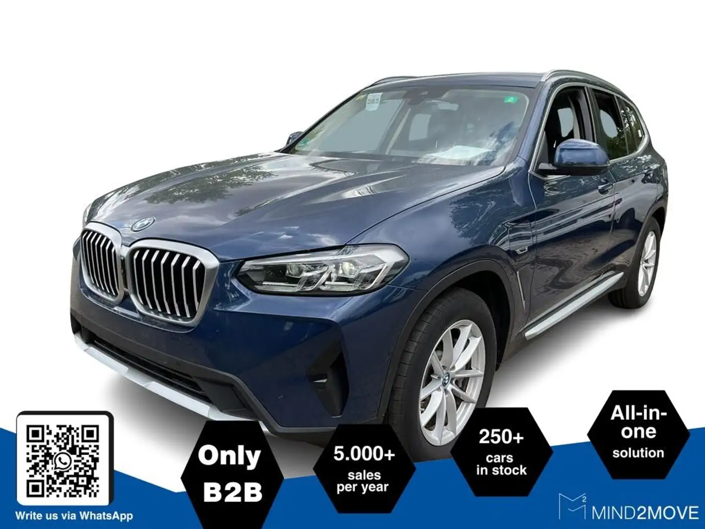 BMW X3 xDrive30e xDrive (OPF)(EURO 6d) Blau - 2