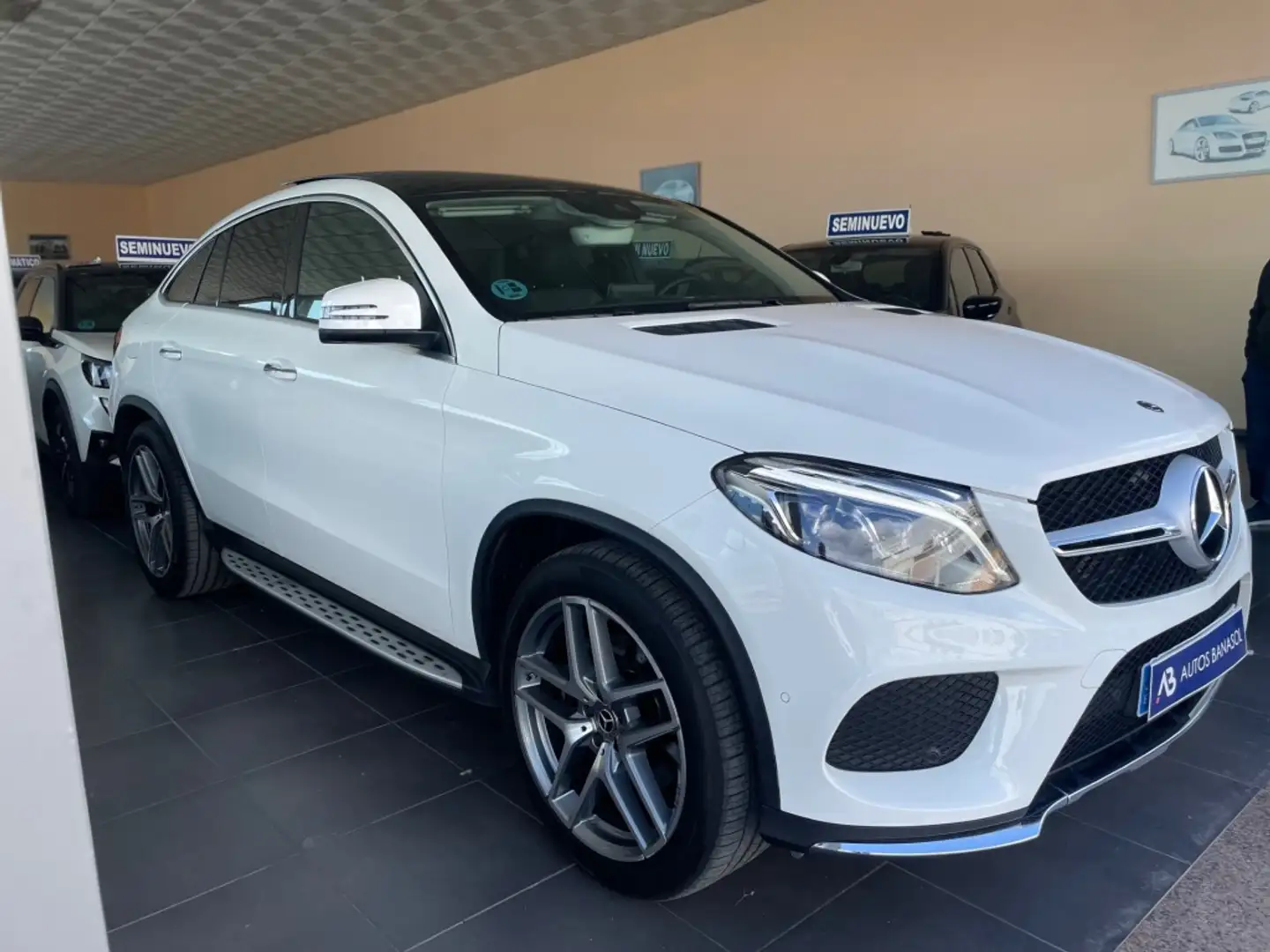 Mercedes-Benz GLE 350 Coupé 350d 4Matic Aut. Blanc - 2
