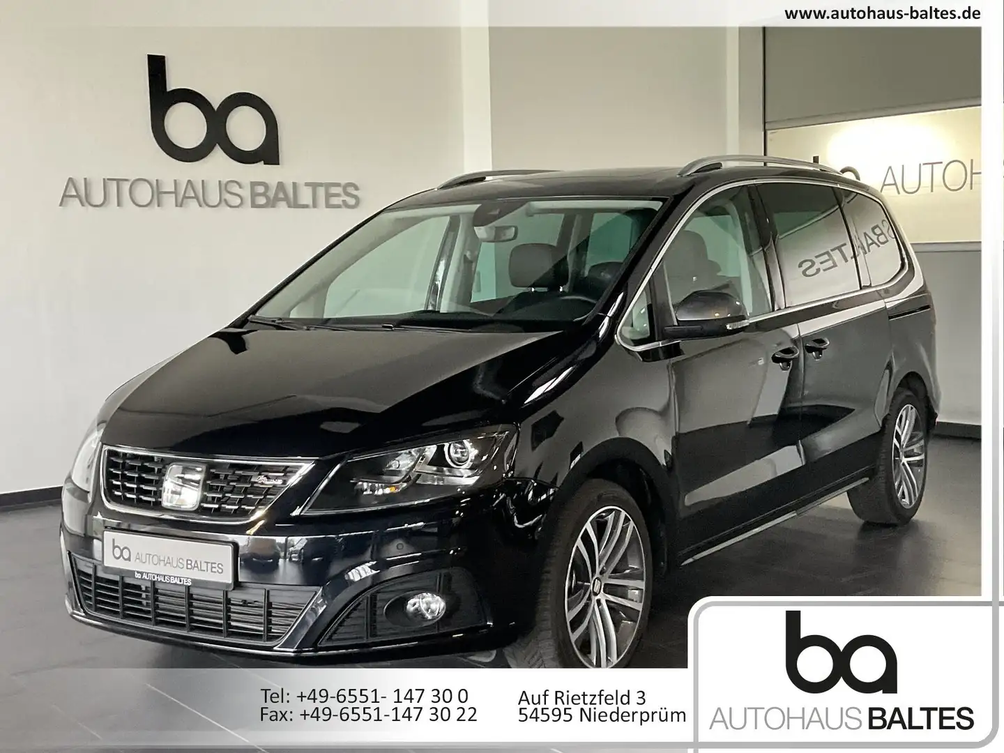 SEAT Alhambra Alhambra 1.4 TSI FR-Line 7S/Pano/ACC/AHK/4J.Gara Negro - 1