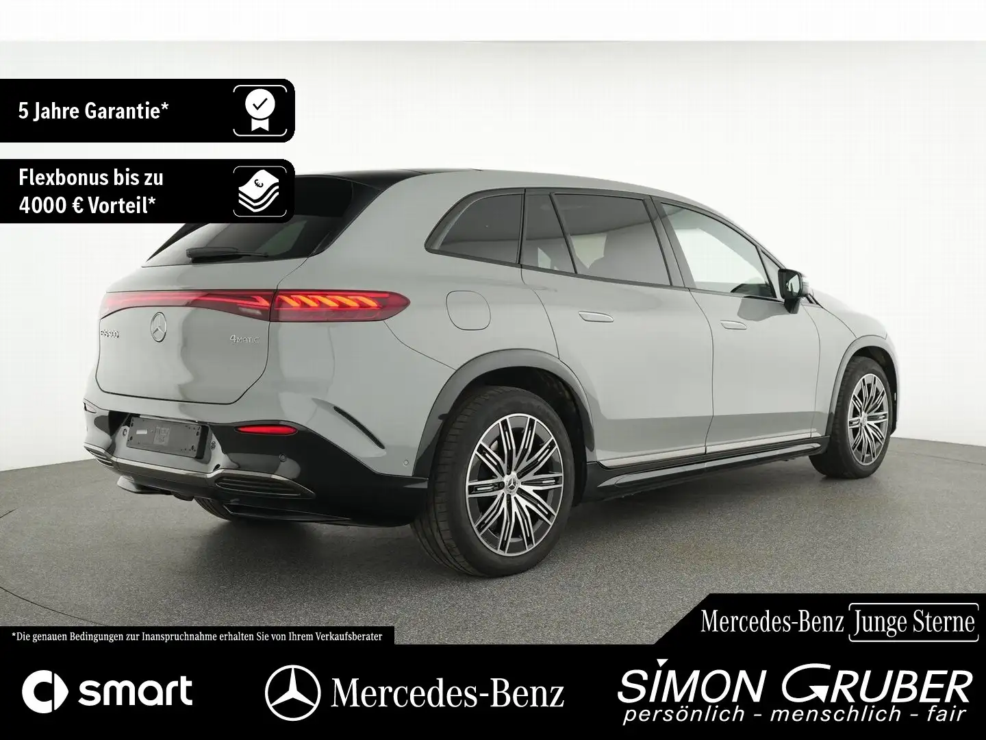 Mercedes-Benz EQS SUV EQS 500 4M SUV AMG Night Carbon Massage 7Sitze Gris - 2