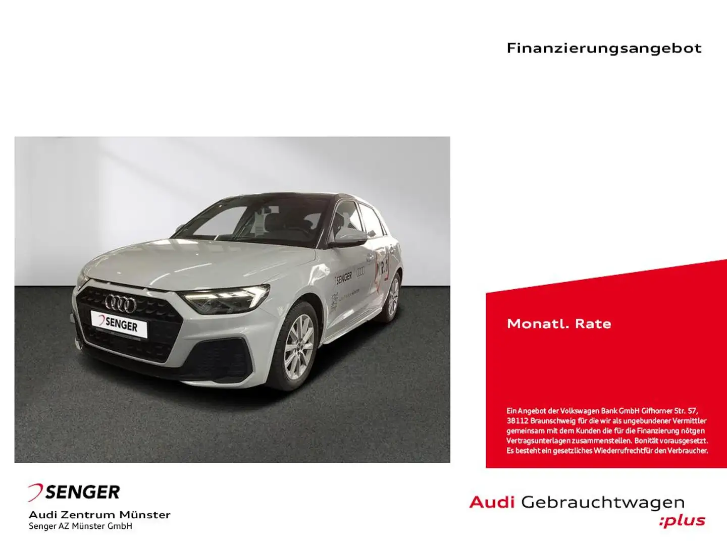 Audi A1 Sportback 30 TFSI S line MMI LED Grau - 1