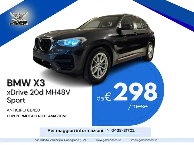 BMW X3 xdrive20d mhev 48V auto STUPENDA*UNIPROPRIETARIO*CONDIZIONI PARI AL NUOVO