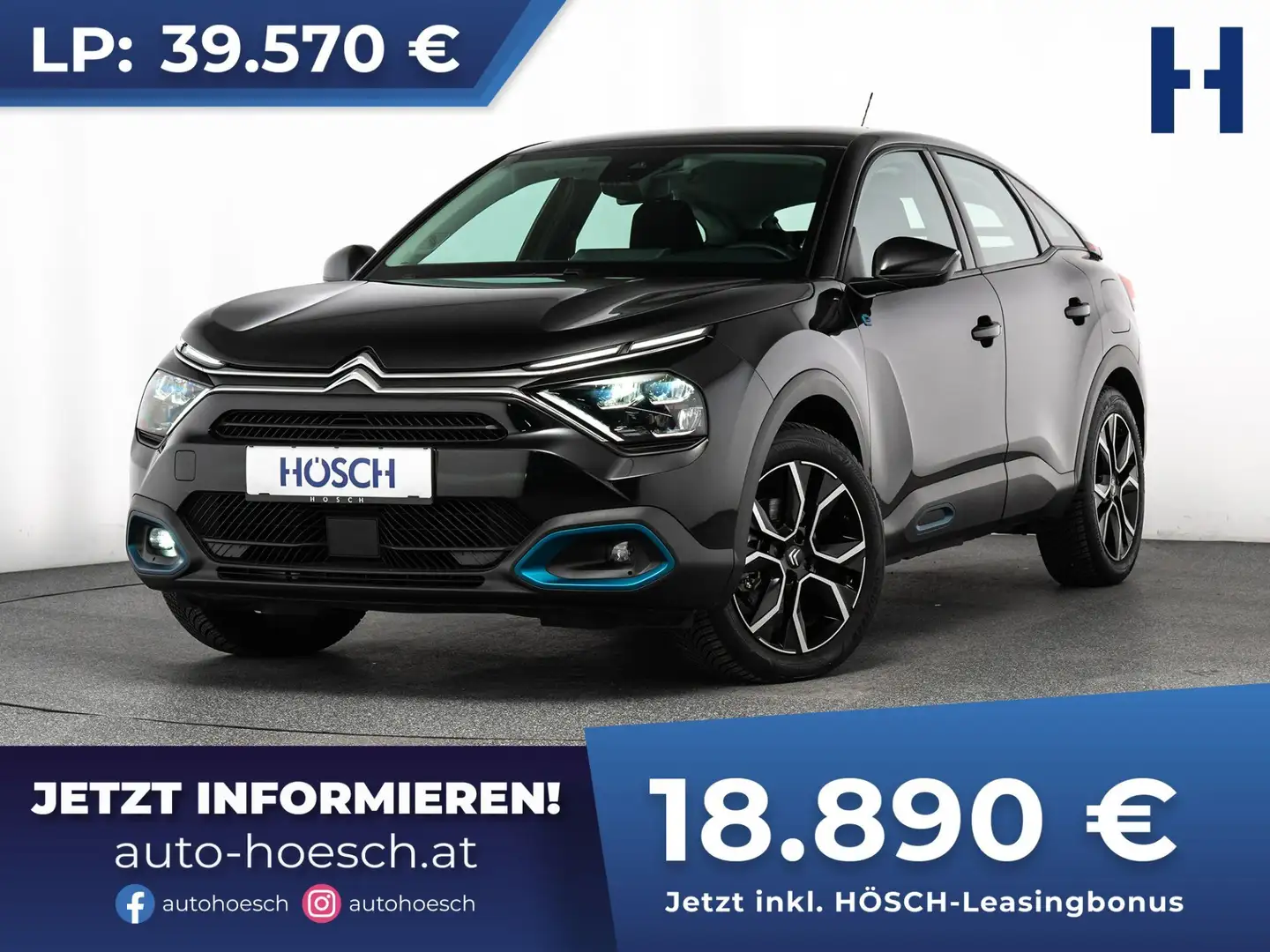 Citroen E-C4 Electric Feel 18" WINTER LED CARPLAY WENIG KM -52% Fekete - 1