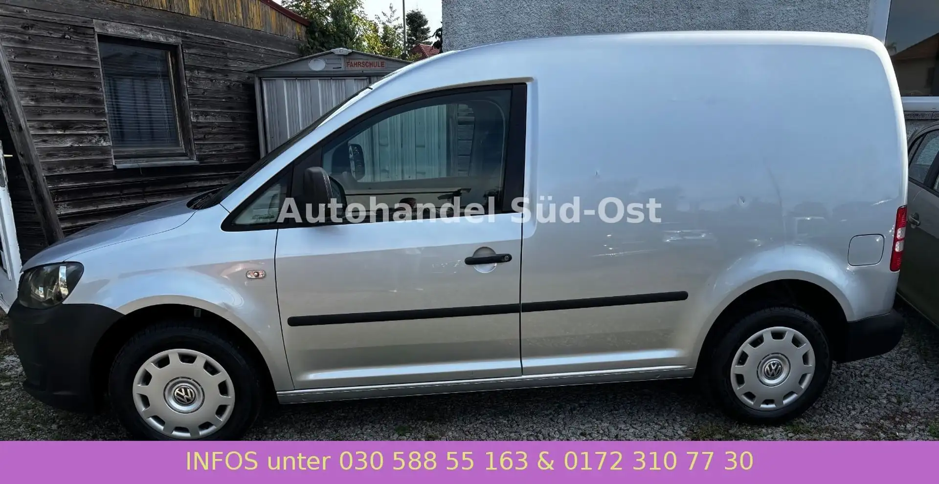 Volkswagen Caddy Kasten Klima Zahnriemen neu 1.Hand Argent - 2