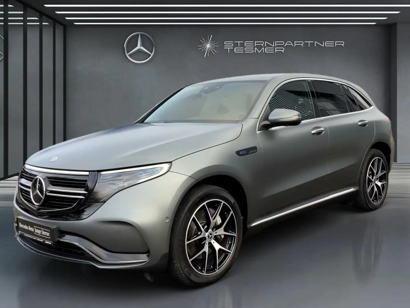 Mercedes-Benz EQC 400 4M AMG+MBUX+Memory+Ambiente+Designo+360° Gris - 1