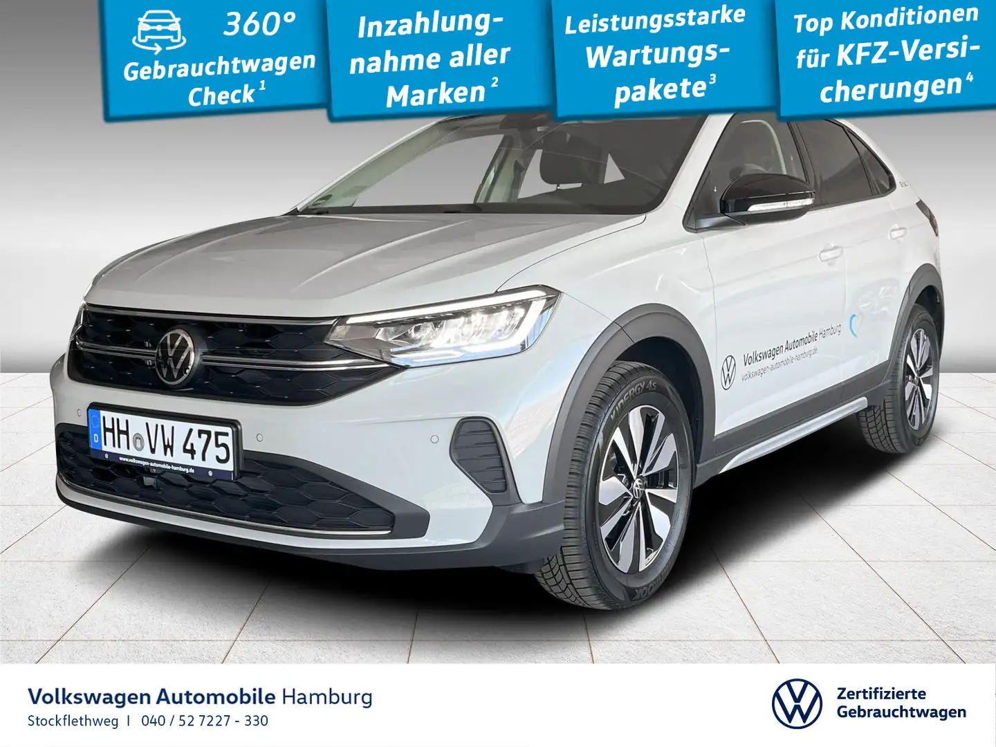 Volkswagen Taigo 1.0 TSI Goal DSG Rückfkamera Navi LED Grau - 1
