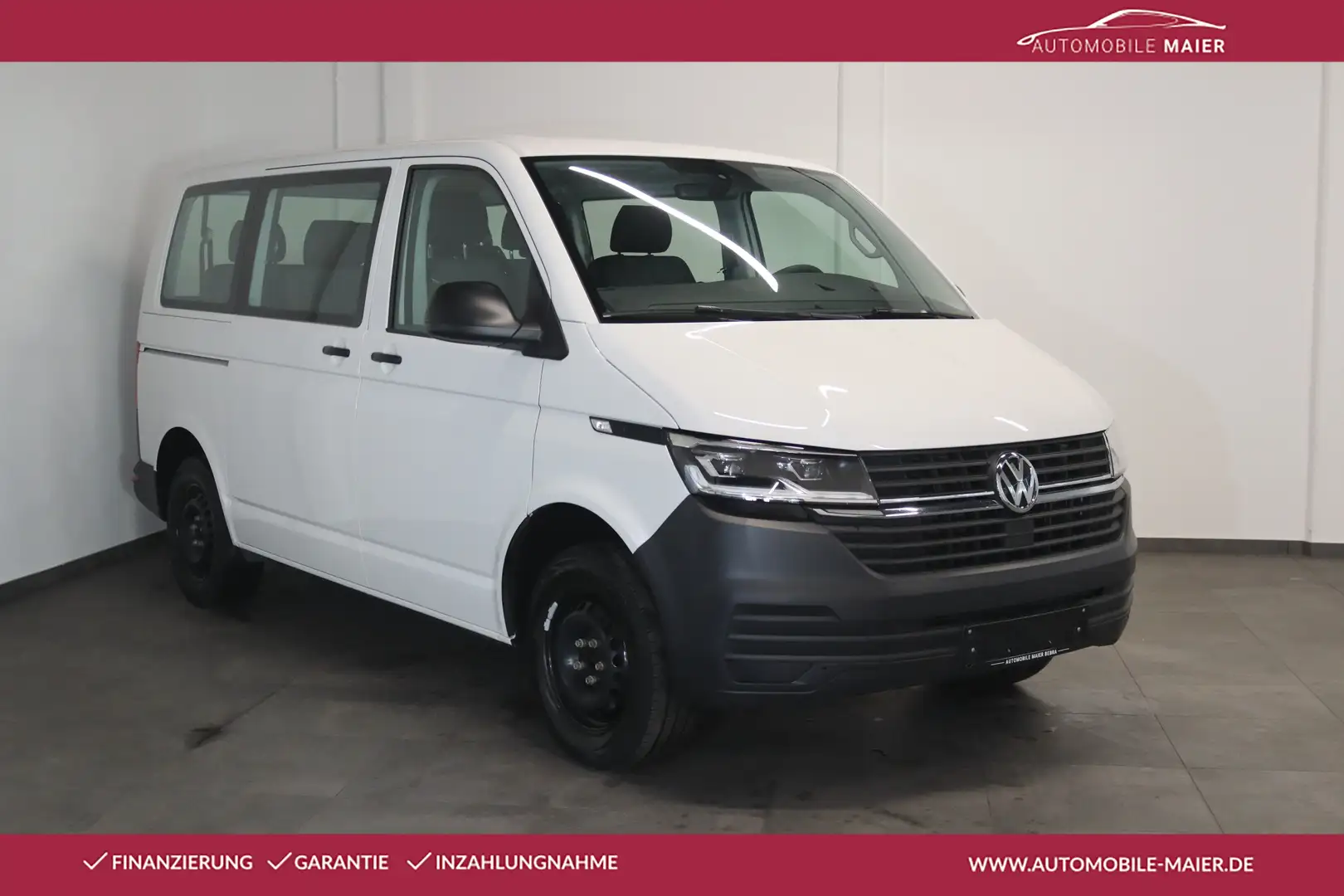 Volkswagen T6 Transporter T6.1 2.0 TDI DSG-LED-LEDER-9 SI.- Blanc - 1