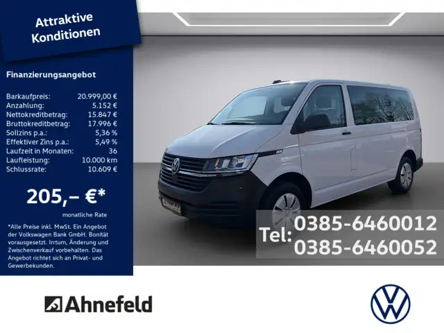 Volkswagen T6.1 Transporter 2.0 TDI Kombi L1H1 PDC NAVI