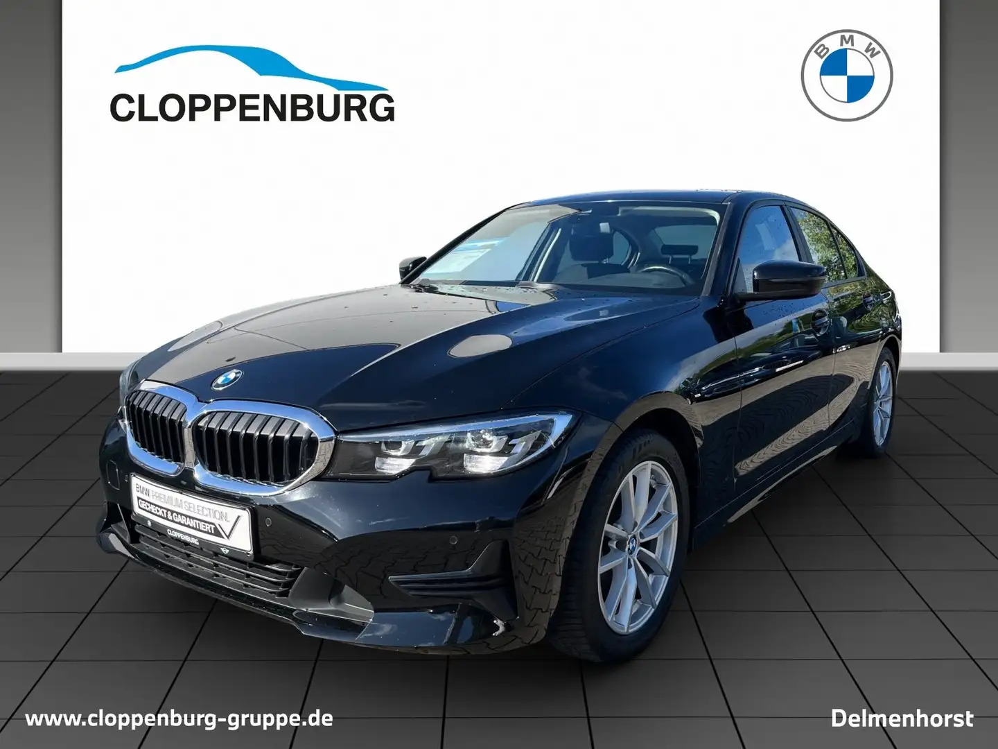 BMW 318 i Limousine Advantage DAB LED WLAN RFK Shz Zwart - 1