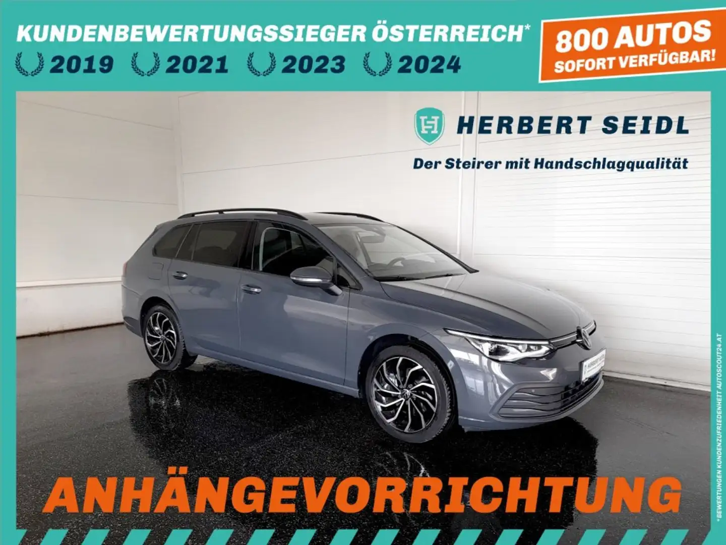 Volkswagen Golf VIII Variant LIFE 2,0 TDI *LED PLUS MIT FLA / 17 ZOLL / VIRTUELL PRO / NAVI / AHV / ACC / HARMAN KARDON* Grau - 1