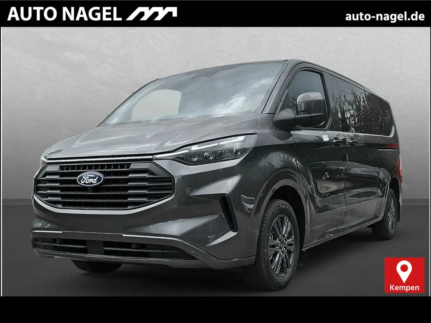 Ford Transit Custom Transit Custom Kombi 320 L2 Limited AHK 9-Sitzer Gris - 1