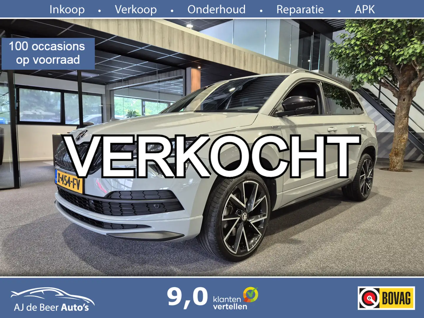 Skoda Karoq 1.5 TSI ACT Business Edition Sportline DSG | Virtu Grijs - 1