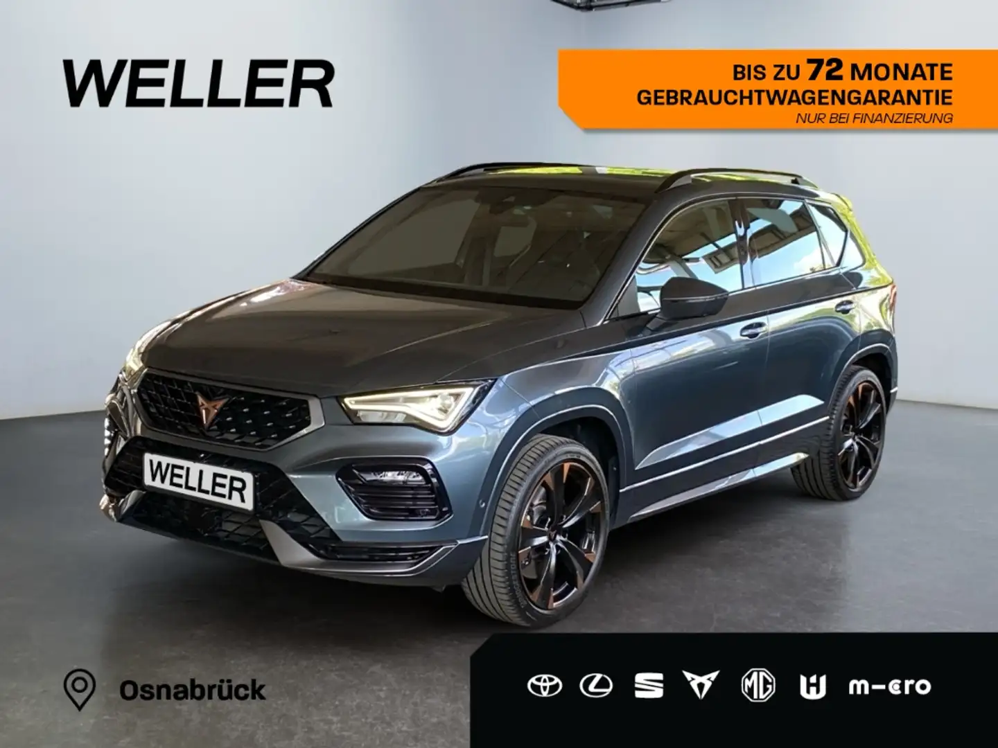 CUPRA Ateca 2.0 TSI 4Drive *Pano*AHK*Brembo*360*Winter*ACC* Grau - 1