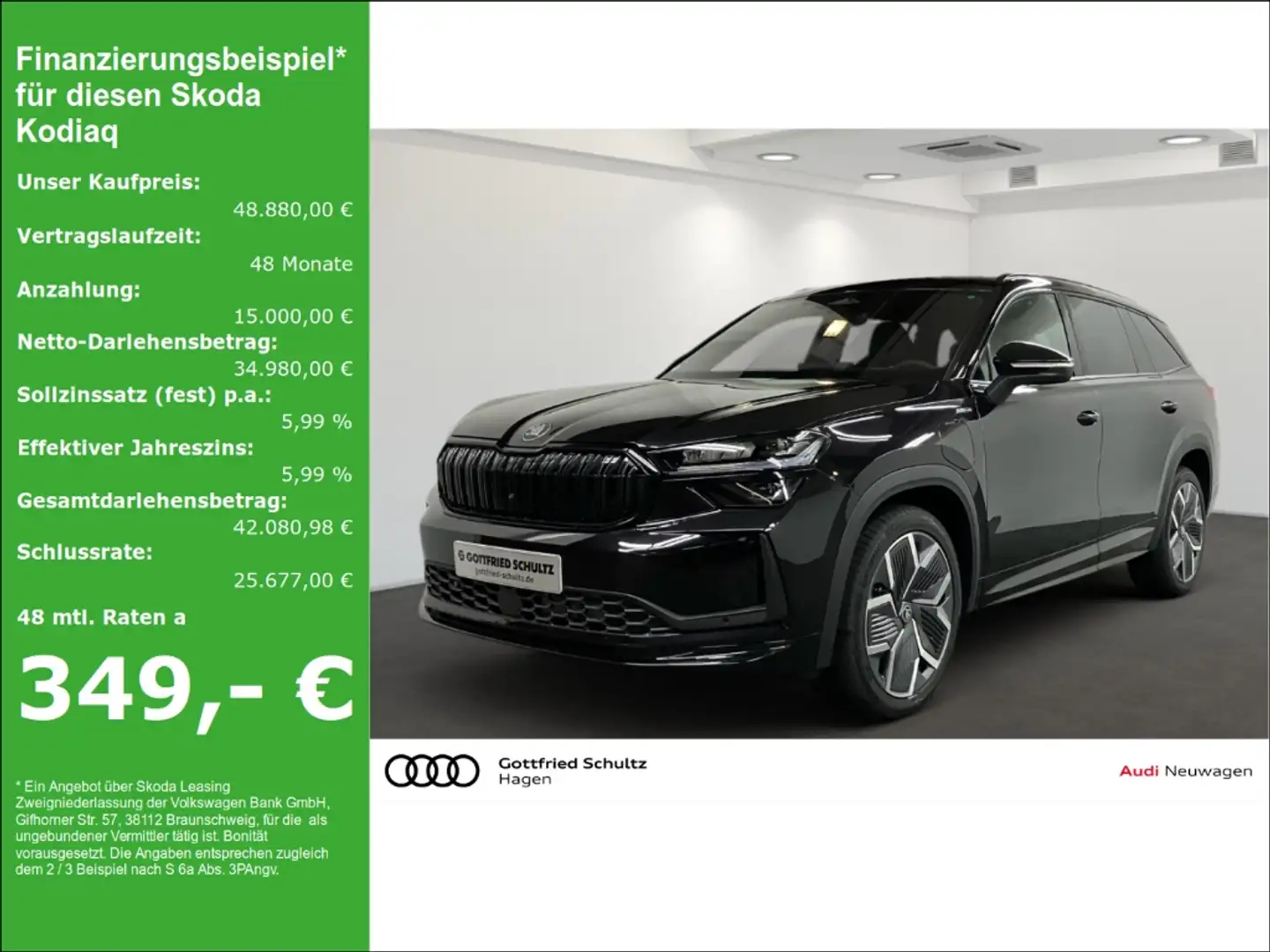Skoda Kodiaq Sportline 1.5 TSI iV hybrid DSG Nero - 1